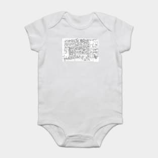 Circuit Board Diagram Electronic Schematic Printed Engineering Baby Bodysuit